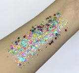 Amerikan Body Art non smear chunky glitter creme- Capricorn