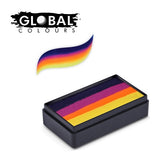Global Colours Onestroke Rainbow Cake 25g- (With Magnetic Back) Fire Fly