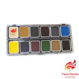 FPA - Face Paints Australia -Zombies and Monsters 12 colour Palette