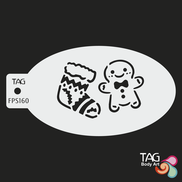 TAG Face Painting Stencil-FPS160 Sugar & Stockings