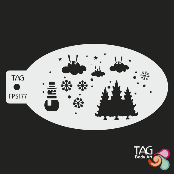 TAG Face Painting Stencil-FPS177 Winterland