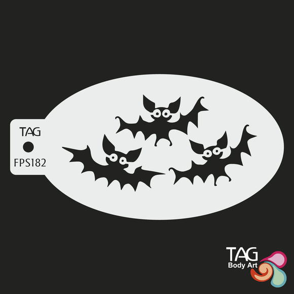 TAG Face Painting Stencil-FPS182 Bats