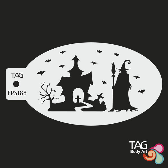 TAG Face Painting Stencil-FPS188 Witching Hour