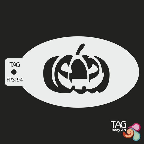 TAG Face Painting Stencil-FPS194 Pumpkin Grin