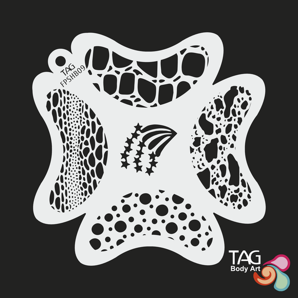 TAG Face Painting Stencil -FPSHB09 Creature & Cosmic