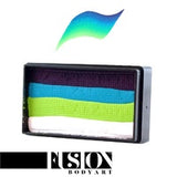 Global Colours Onestroke Rainbow Cake 25g- (With Magnetic Back) Miss Mermaid