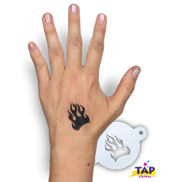 TAP Face Painting Stencils- TAP #045 Fire Flames