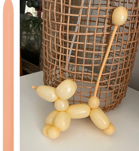Sempertex 160  Modelling Balloons Fashion Blush Peach (light skin tone) pack of 50. Biodegradable.