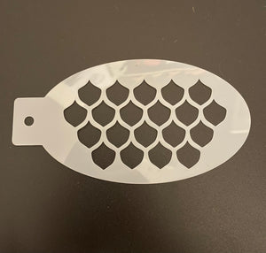AB stencils- Pretty Mermaid Scales