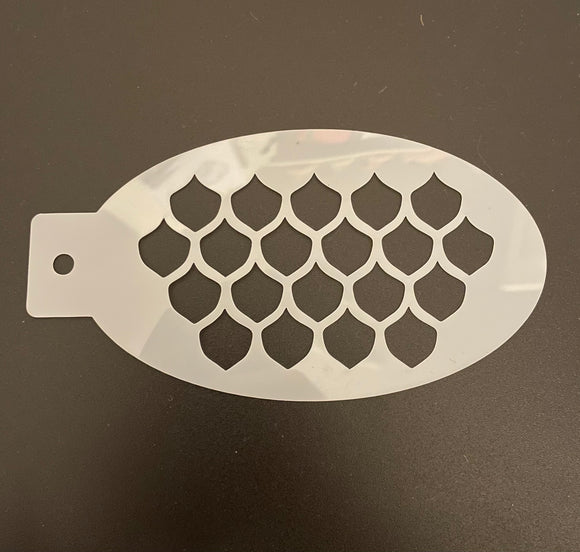 AB stencils- Pretty Mermaid Scales