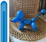 Kalisan 260 twisting balloons Standard Blue- Pack of 100