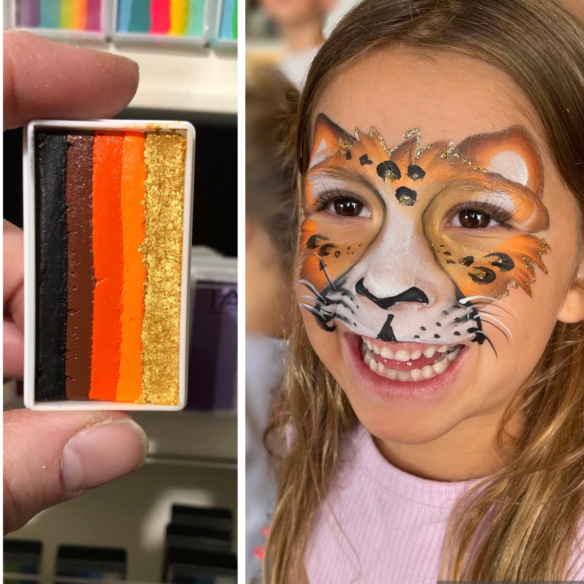 Amy's Collection One Stroke Rainbow Cake NEON Tiger 30g The Face