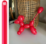 Tuftex 260 twisting balloons- Standard Red- Pack of 50