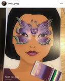 WabbyFun - Face Painting Practice Board | Lily- front view