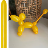 DTX (Sempertex) 260 Modelling Balloons Honey Yellow pack of 50