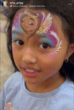 Glitter and Ghouls face painting stencil- 845 - Sweetie Face