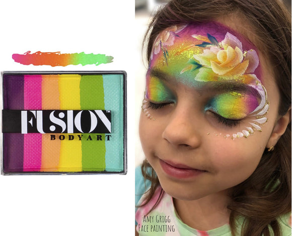 Fusion Body Art Rainbow Cake -Unicorn Party- Regular Colours 50g