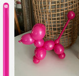 Tuftex 260 twisting balloons- Hot Pink- Pack of 50