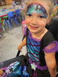 Amy’s collection- Birdwing non smear ECO bio glitter cream “Moon Dust” Holographic Silver 15g