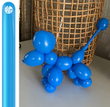 Tuftex 260 twisting balloons- Standard Blue- Pack of 50