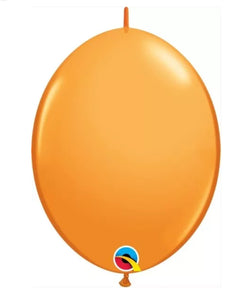 Qualatex Quick link balloons pack of 50- 6 inch Orange