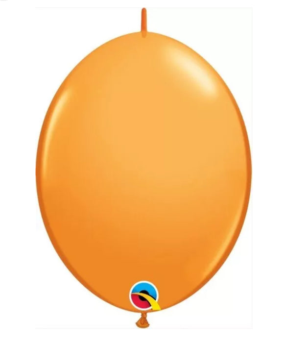 Qualatex Quick link balloons pack of 50- 6 inch Orange