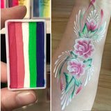 Amy’s Collection- One Stroke Rainbow Cake- Strawberry fields- flower, leaf and Outline Cake 30g