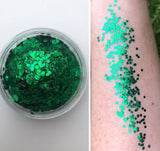 Amy’s collection- Birdwing non smear ECO bio glitter cream “Emerald” 15g