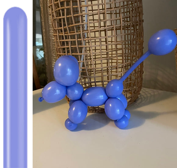 Kalisan 260 twisting balloons Periwinkle- Pack of 100