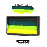 Global Colours Onestroke Rainbow Cake 25g- (With Magnetic Back)- Snake Skin