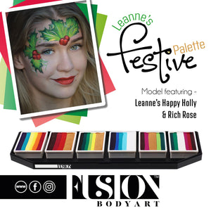 Fusion Festive Christmas palette by Leanne courtney- Limited Edition