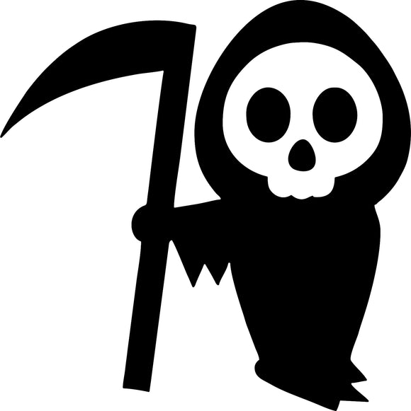 Glitter Tattoo Stencil - Grim Reaper
