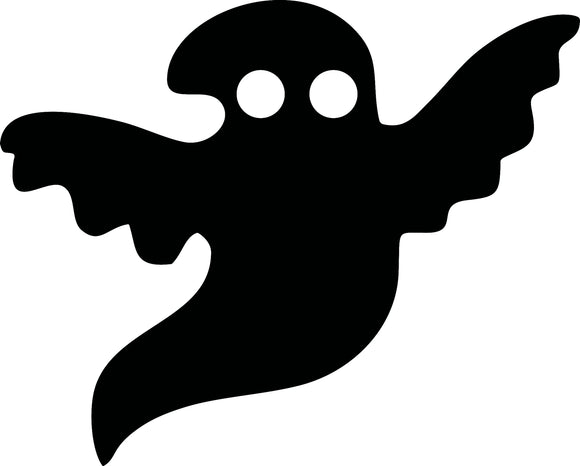 Glitter Tattoo Stencil - Scary Ghost