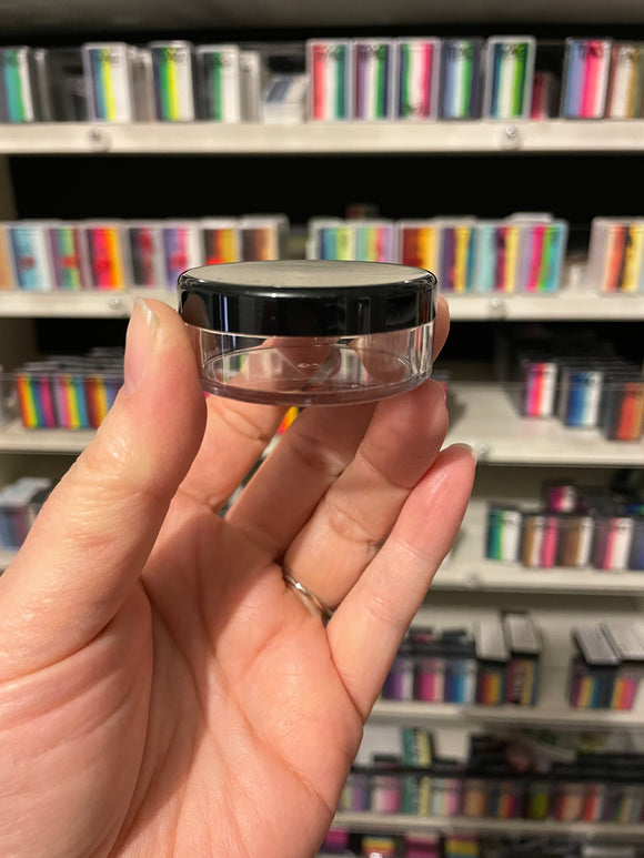 Birdwing empty glitter cream jar 20g