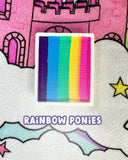 Fusion Face Painting Palette – Lodie Up Rainbow Ponies Palette