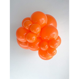 Tuftex 12cm Round Balloons Orange pack of 50- perfect for spiderman heads