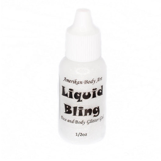 Amerikan Body Art -Liquid Bling 1/2 oz- sparkle white