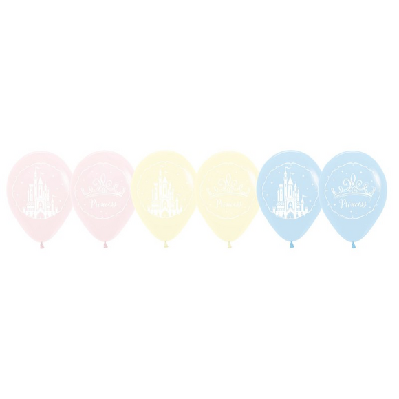 Disney Princess once upon a time Balloons pack of 6. Perfect for wands!