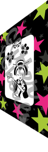 Glitter and Ghouls Face Painting Stencil-  Blossom Geisha