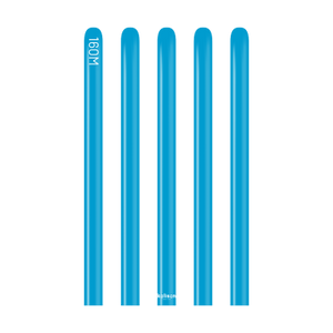 Kalisan 160 twisting balloons Caribbean blue- Pack of 100