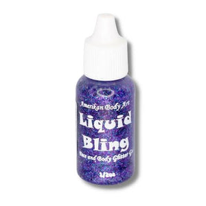 Amerikan Body Art -Liquid Bling 1/2 oz- Fiesta Purple