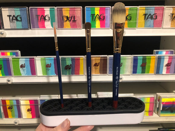 Silicon brush stand/ holder Black