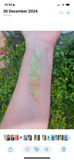NEW! Amy’s collection- Birdwing non smear ECO bio glitter cream “Peachy Keen” 15g