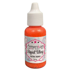 Amerikan Body Art -Liquid Bling 1/2 oz- electric orange