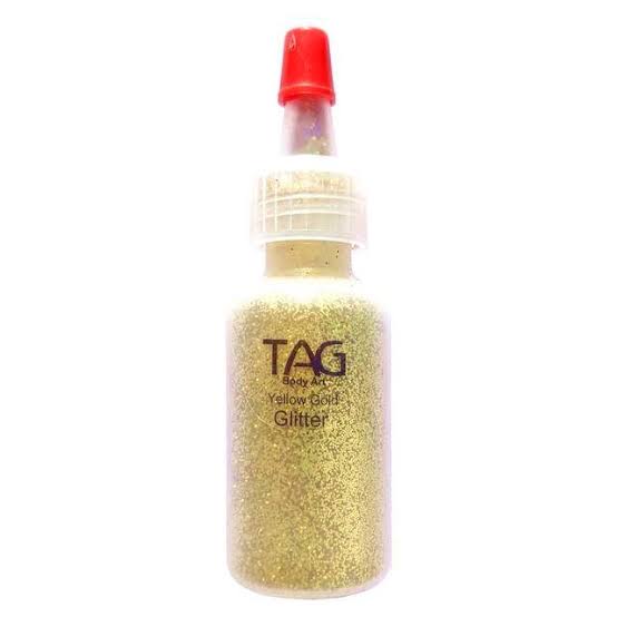 TAG Body Art Yellow Gold Glitter 15ml
