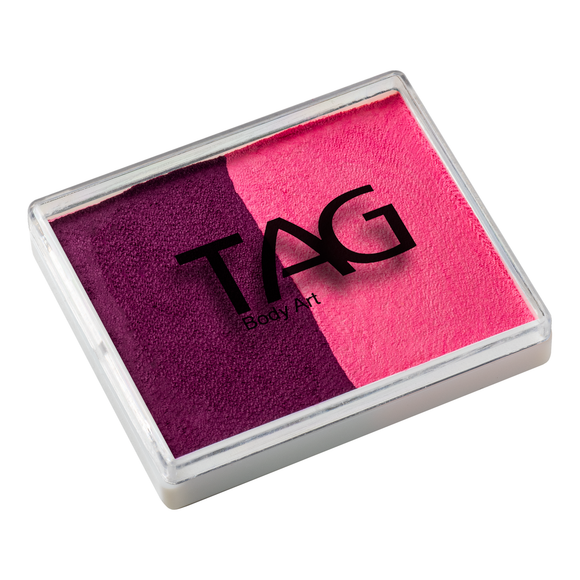 Tag Body Art Split Cake 50g- Regular Berry Wine and Regular Pink