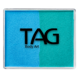 Tag Body Art Split Cake 50g- Regular Teal and Regular Light Blue