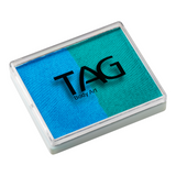 Tag Body Art Split Cake 50g- Regular Teal and Regular Light Blue