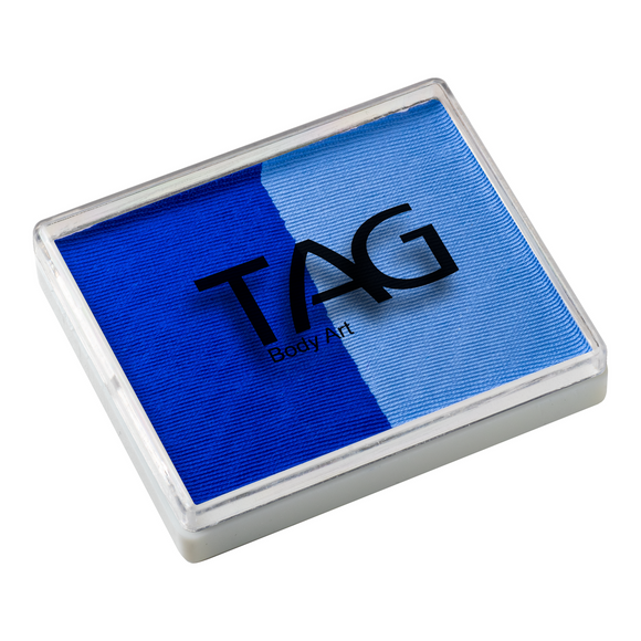 Tag Body Art Split Cake 50g- Regular Royal Blue and Regular Powder Blue