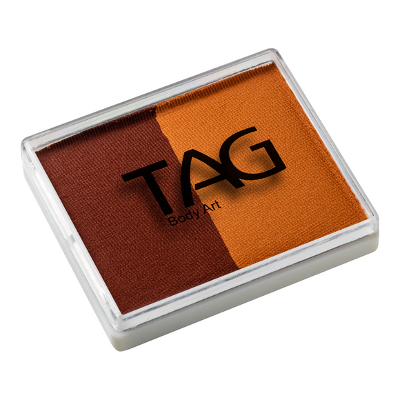 Tag Body Art Split Cake 50g- Regular Brown and Regular Mid Brown